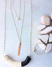 Load image into Gallery viewer, Yin/Yang minimalist necklace