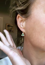 Load image into Gallery viewer, Green Emerald Ear threader