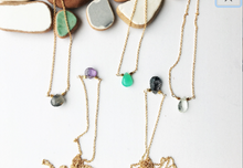 Load image into Gallery viewer, Petite Gemstone Necklace
