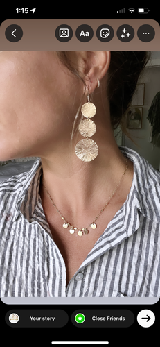 Shine your light earrings